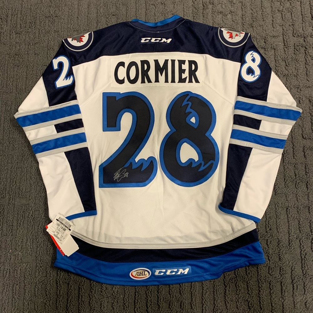 Autographed Patrice Cormier Manitoba Moose Jersey